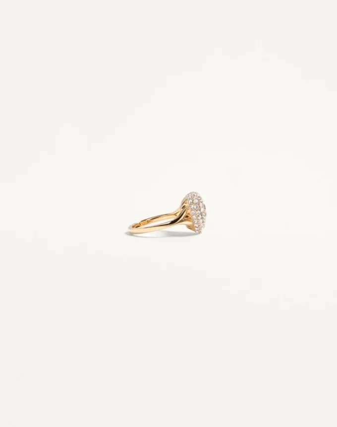 Anillo Coeur Royal de metal, esmalte y cristales Swarovski® Anillo Coeur Royal de metal, esmalte y cristales Swarovski®