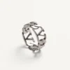Anillo metálico con el logotipo VLogo Anillo metálico con el logotipo VLogo