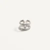 Anillo Ovalette de metal y cristal Swarovski®