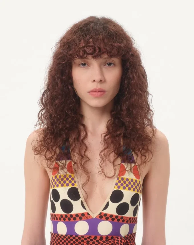 Bañador de una pieza de licra con estampado Opticool Riga Pois Bañador de una pieza de licra con estampado Opticool Riga Pois