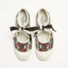 Bailarina Bay By Bay Sneaker en tejido jacquard con bordado floral Bailarina Bay By Bay Sneaker en tejido jacquard con bordado floral