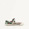 Bailarina Bay By Bay Sneaker en tejido jacquard con bordado floral Bailarina Bay By Bay Sneaker en tejido jacquard con bordado floral