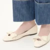 Bailarinas Bowow de piel de cabrito