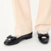 Bailarinas Bowow de piel de cabrito