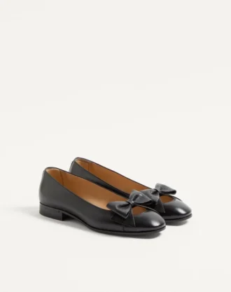 Bailarinas Bowow de piel de cabrito
