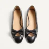 Bailarinas Bowow de piel de cabrito