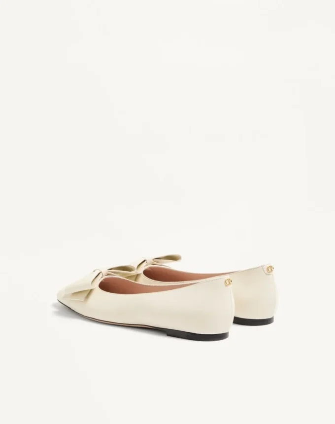 Bailarinas Bowow de piel de cabrito