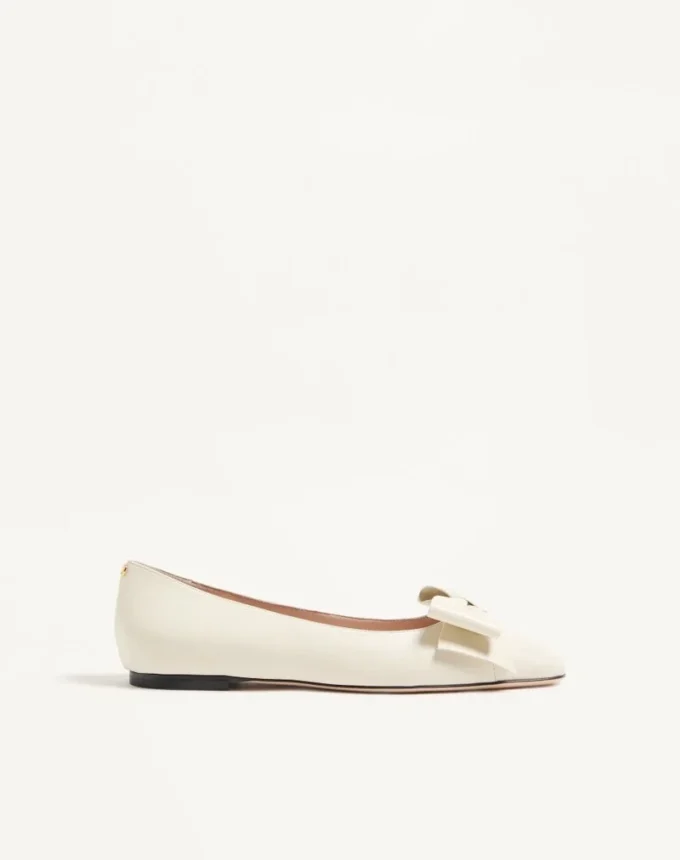 Bailarinas Bowow de piel de cabrito