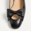Bailarinas Bowow de piel de cabrito
