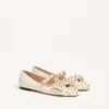 Bailarinas Mary-Jane Bowow en piel de cabrito con tachuelas Bailarinas Mary-Jane Bowow en piel de cabrito con tachuelas