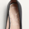 Bailarinas Mary-Jane Preshoes en piel de cabrito con botón joya de 20 mm