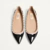 Bailarinas Rockstud de charol