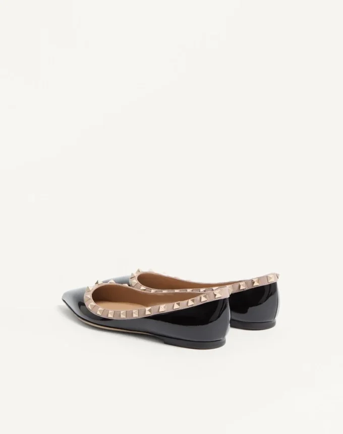 Bailarinas Rockstud de charol