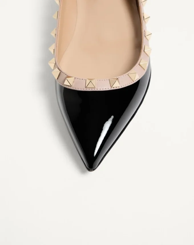 Bailarinas Rockstud de charol