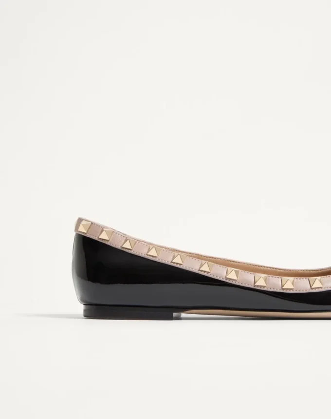Bailarinas Rockstud de charol