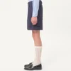 Bermudas de gabardina de lana con puños Bermudas de gabardina de lana con puños