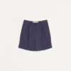 Bermudas de gabardina de lana con puños Bermudas de gabardina de lana con puños