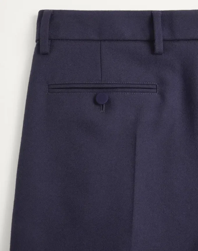 Bermudas de gabardina de lana con puños Bermudas de gabardina de lana con puños