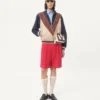 Bermudas de lino con vuelta
