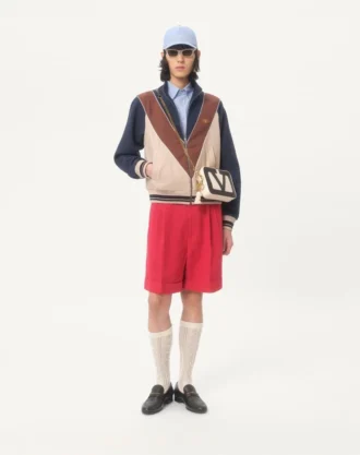Bermudas de lino con vuelta