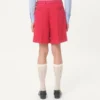 Bermudas de lino con vuelta