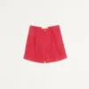 Bermudas de lino con vuelta