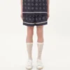 Bermudas de sarga de seda con estampado Opticool integral Bermudas de sarga de seda con estampado Opticool integral
