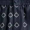 Bermudas de sarga de seda con estampado Opticool integral Bermudas de sarga de seda con estampado Opticool integral