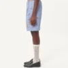 Bermudas vaqueras con bordados Bermudas vaqueras con bordados