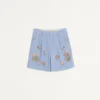 Bermudas vaqueras con bordados Bermudas vaqueras con bordados