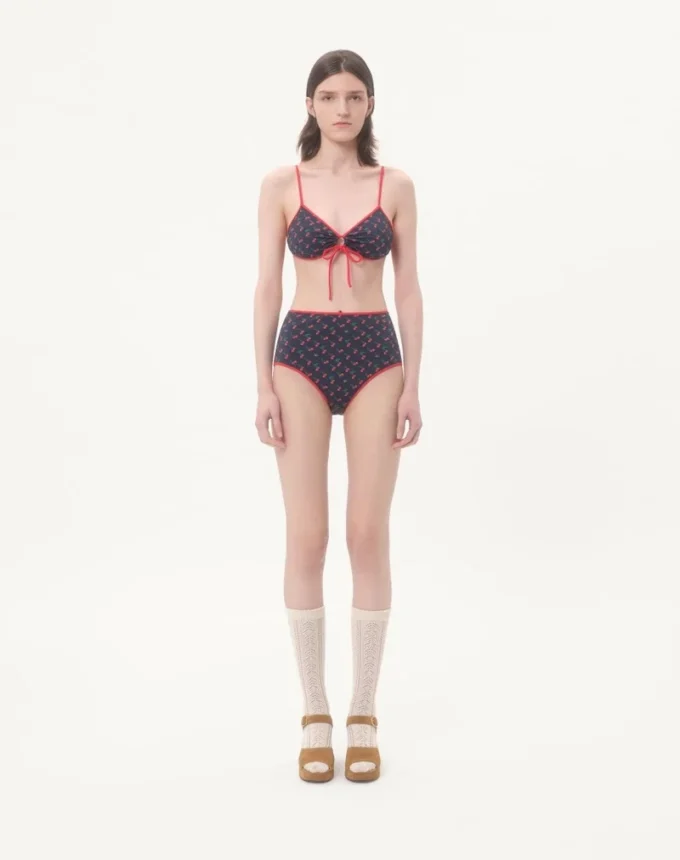 Bikini de licra con estampado Cherryfic Bikini de licra con estampado Cherryfic