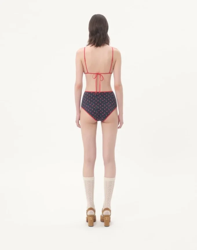 Bikini de licra con estampado Cherryfic Bikini de licra con estampado Cherryfic