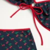Bikini de licra con estampado Cherryfic Bikini de licra con estampado Cherryfic