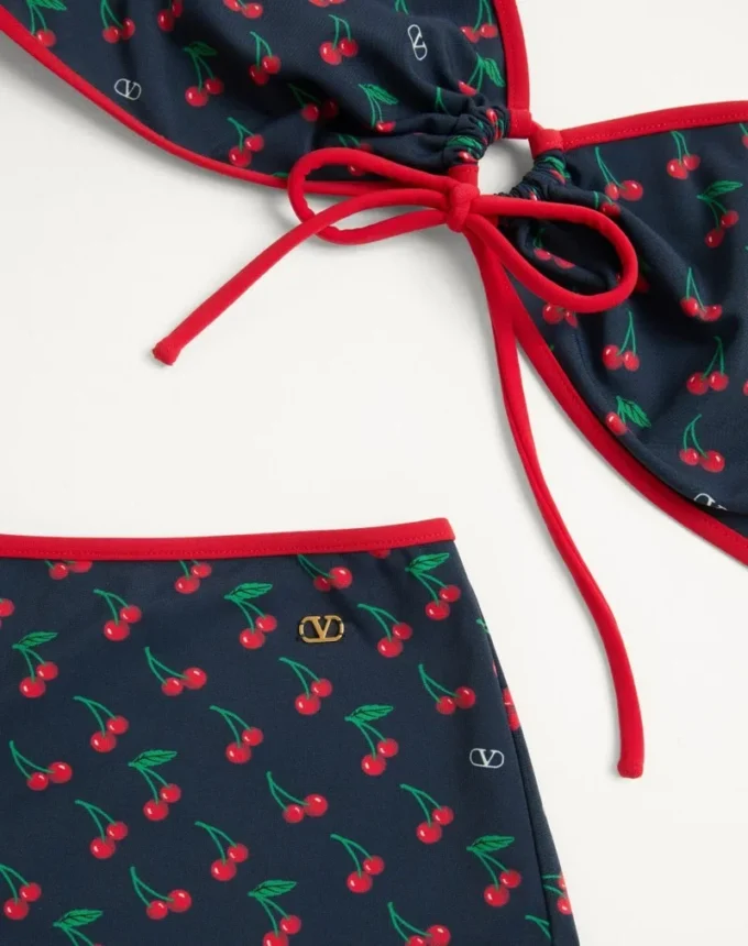 Bikini de licra con estampado Cherryfic Bikini de licra con estampado Cherryfic