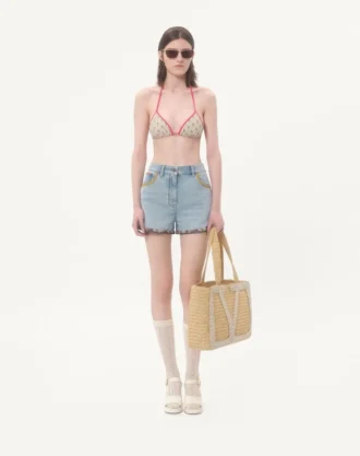 Bikini de licra con estampado Gelatini y lunares