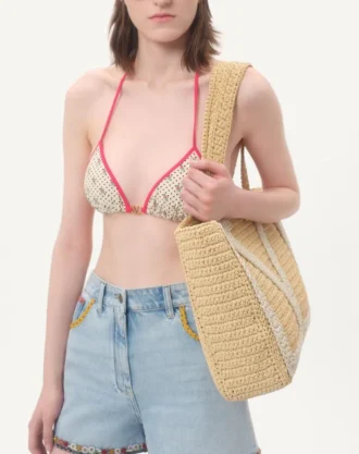 Bikini de licra con estampado Gelatini y lunares