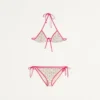 Bikini de licra con estampado Gelatini y lunares