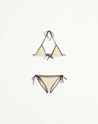 Bikini de lycra jacquard Toute La V