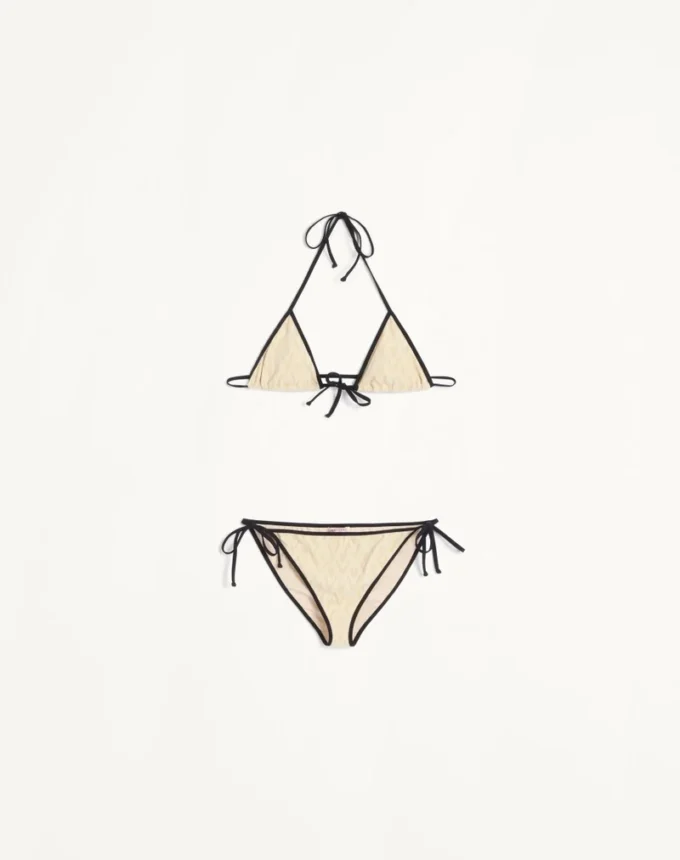 Bikini de lycra jacquard Toute La V
