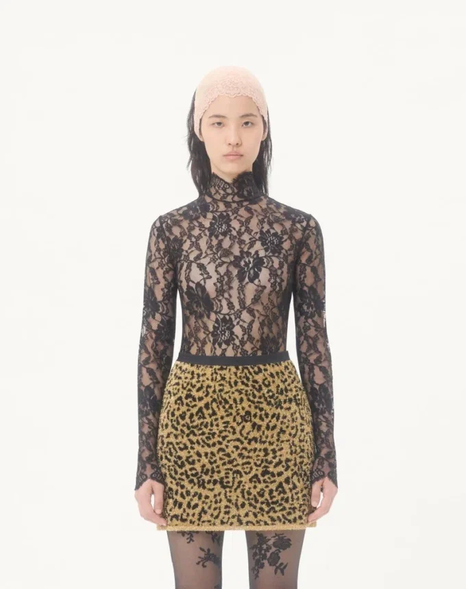 Body de encaje floral