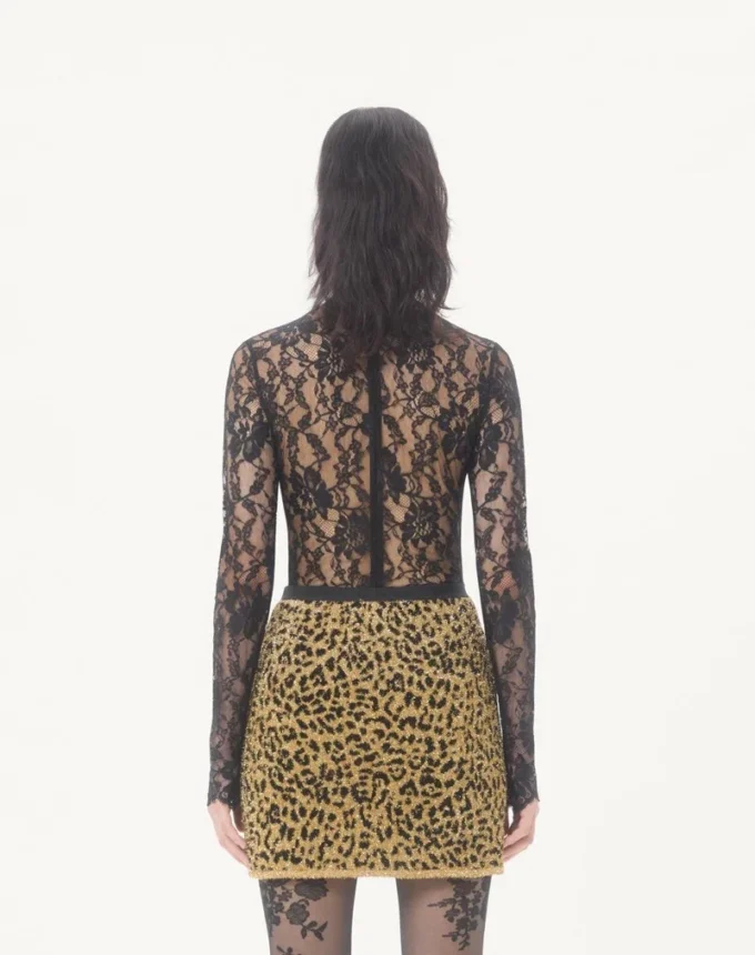 Body de encaje floral