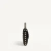 Bolsa Rockstud de piel de becerro granulada