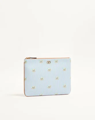 Bolsa VLogo Signature de Valentino Garavani en piel de becerro granulada con estampado Le Chat de la Maison