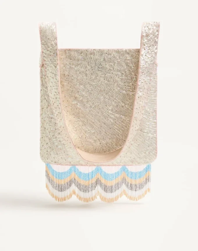 Bolso bandolera bordado con flecos Valentino Garavani Le Chat De La Maison Bolso bandolera bordado con flecos Valentino Garavani Le Chat De La Maison