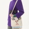 Bolso bandolera bordado con flecos Valentino Garavani Le Chat De La Maison Bolso bandolera bordado con flecos Valentino Garavani Le Chat De La Maison