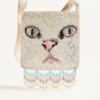 Bolso bandolera bordado con flecos Valentino Garavani Le Chat De La Maison Bolso bandolera bordado con flecos Valentino Garavani Le Chat De La Maison