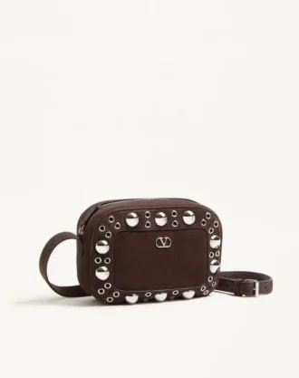 Bolso bandolera de ante Nellcôte de Valentino Garavani