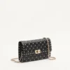 Bolso bandolera de mano de piel napa con tachuelas Rockstud Bolso bandolera de mano de piel napa con tachuelas Rockstud