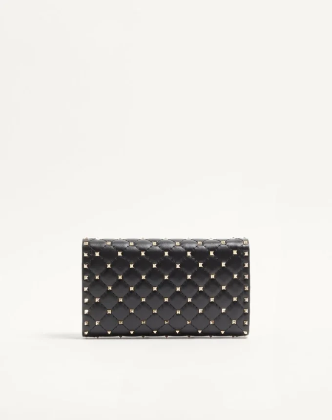 Bolso bandolera de mano de piel napa con tachuelas Rockstud Bolso bandolera de mano de piel napa con tachuelas Rockstud