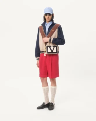 Bolso bandolera de piel napa Valentino Garavani Viva Superstar